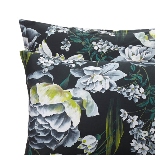 Almadena pillowcase, forest green & multicolour, 100% cotton |High quality homewares