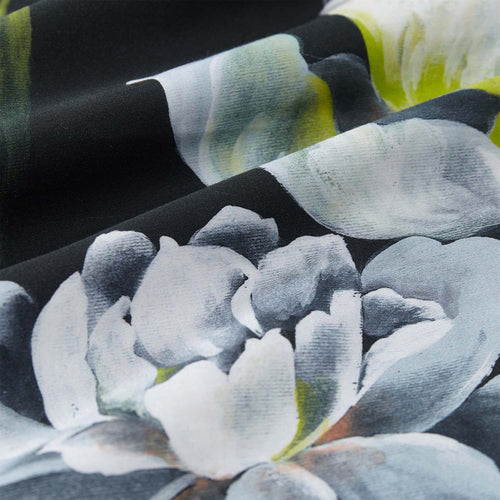 Almadena duvet cover in forest green & multicolour, 100% cotton |Find the perfect sateen bedding