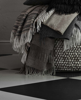 Arica blanket, sandstone melange, 100% baby alpaca wool