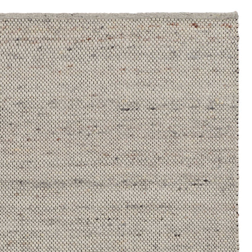 Aluva Wool Rug [Off-White melange/Brown/Black]