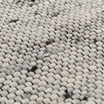 Aluva Wool Rug [Grey melange/Black]
