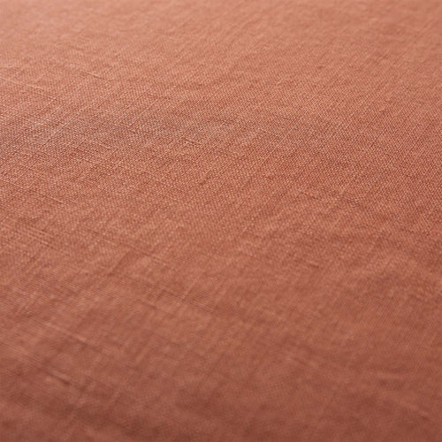 Alvalade Cushion Cover terracotta & natural, 100% linen | Find the perfect cushion covers