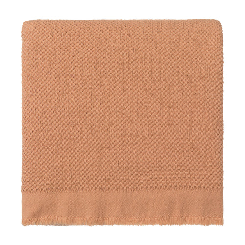 Blanket Alvaro Pale terracotta, 100% Recycled cotton