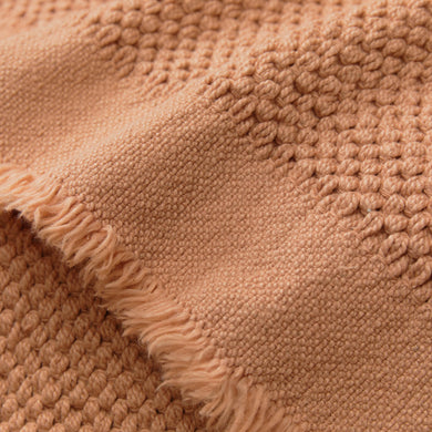 Blanket Alvaro Pale terracotta, 100% Recycled cotton
