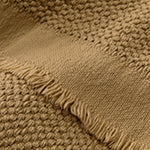 Blanket Alvaro Straw, 100% Recycled cotton | URBANARA Cushion Covers