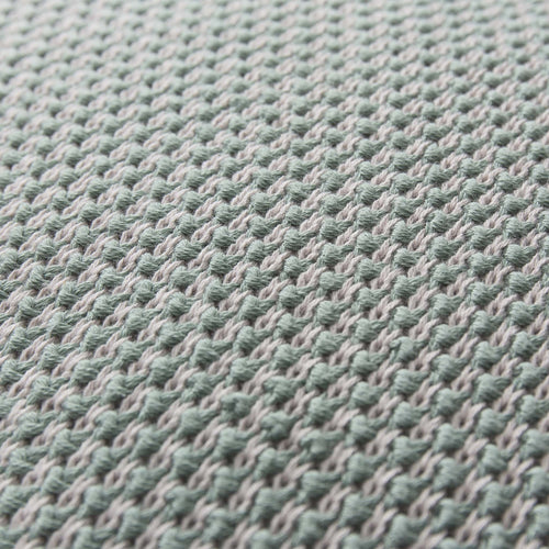Alvor Cushion Cover green grey & silver grey, 100% cotton | High quality homewares