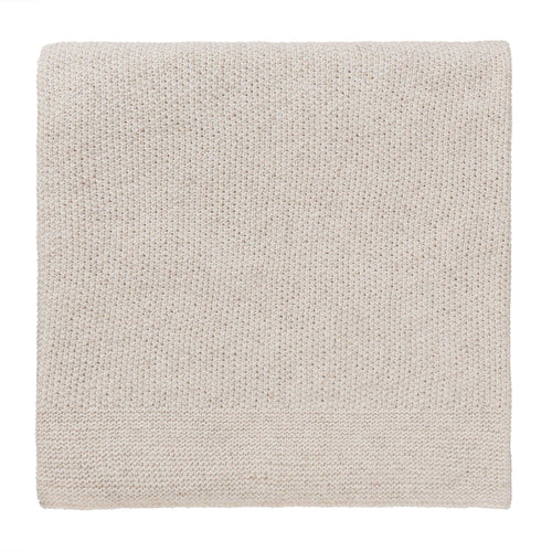 Amaro Recycled Fiber Blanket off-white melange, 100% recycled fibers