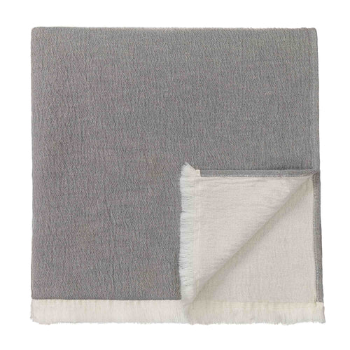 Anaba Blanket grey & natural white, 100% cotton