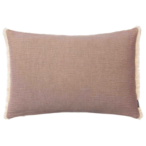 Anaba Cushion Cover [Terracotta/Natural white]