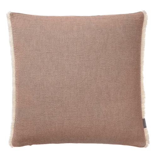 Anaba Cushion Cover terracotta & natural white, 100% cotton