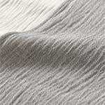 Anaba Blanket grey & natural white, 100% cotton | URBANARA cotton blankets