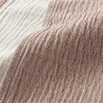 Anaba Bedspread terracotta & natural white, 100% cotton | High quality homewares