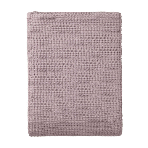 Anadia bedspread, light mauve, 100% cotton