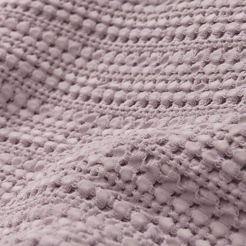 Anadia Throw, light mauve, 100% cotton | URBANARA