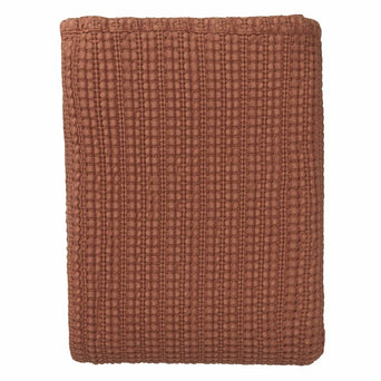 Anadia Bedspread terracotta, 100% cotton