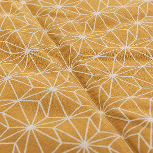 Ankisa Picnic Blanket mustard & natural white & green grey, 100% cotton & 100% polyester | High quality homewares