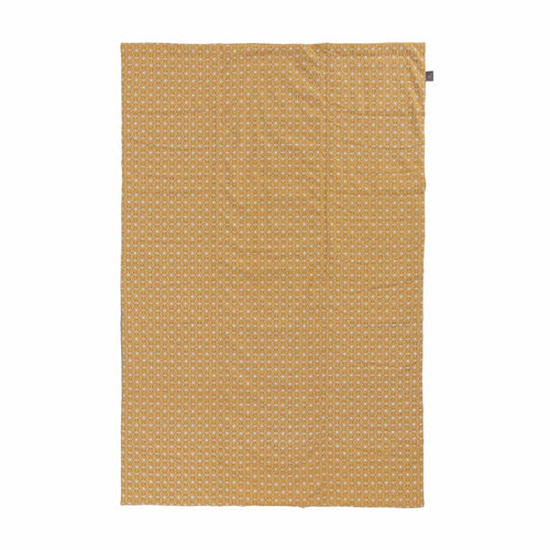 Ankisa Picnic Blanket in mustard & natural white & green grey | Home & Living inspiration | URBANARA