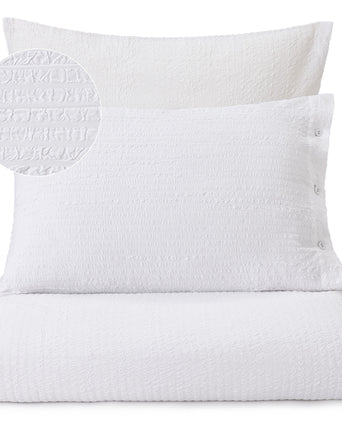 Ansei Bed Linen in white | Home & Living inspiration | URBANARA