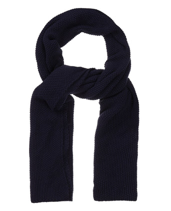 Antua scarf, dark blue, 100% cotton