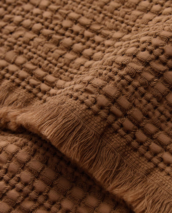 Anuda Cotton Blanket [Conker]
