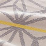 Arade beach towel, powder pink & grey & yellow, 100% cotton | URBANARA beach towels