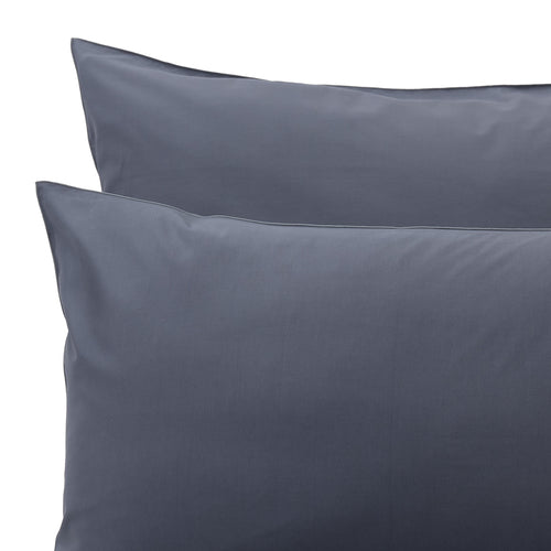Areias Percale Bed Linen [Dark grey blue/Light grey blue]