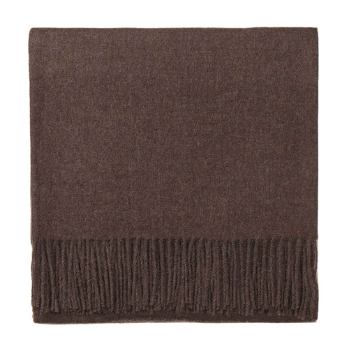 Arica blanket, brown melange, 100% baby alpaca wool