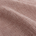 Arneiro Flannel Towel rosewood & natural white, 60% cotton & 40% linen | URBANARA linen towels