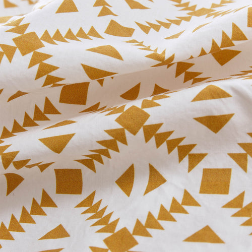 Arouca Bed Linen white & mustard, 100% cotton | High quality homewares