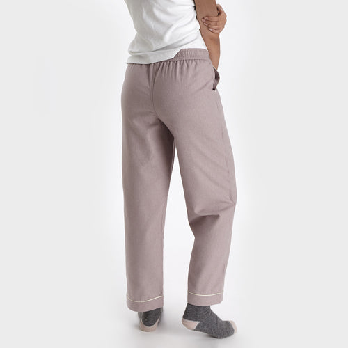 Arove pyjama in light mauve & natural white, 100% organic cotton |Find the perfect nightwear