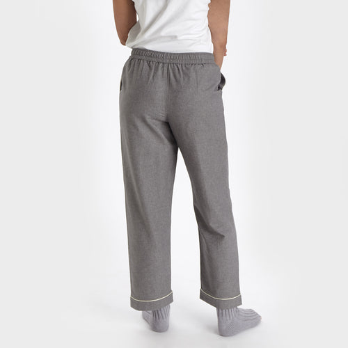 Arove pyjama, stone grey & natural white, 100% organic cotton |High quality homewares