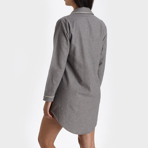 Arove Nightshirt in stone grey & natural white | Home & Living inspiration | URBANARA