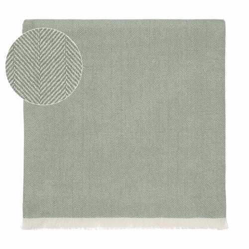 Asare Alpaca Blanket in sage green & off-white | Home & Living inspiration | URBANARA