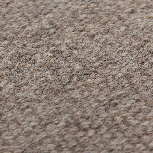 Assam Wool Rug [Grey melange & Conker]