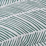 Avola cushion, green grey & natural white, 100% cotton & 100% polyester |High quality homewares