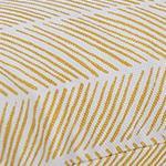 Avola cushion, bright mustard & natural white, 100% cotton & 100% polyester |High quality homewares