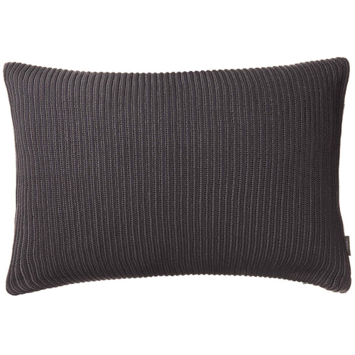 Azoia cushion cover, dark grey & grey, 100% organic cotton