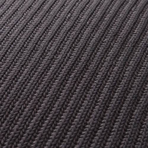 Azoia cushion cover, dark grey & grey, 100% organic cotton |High quality homewares