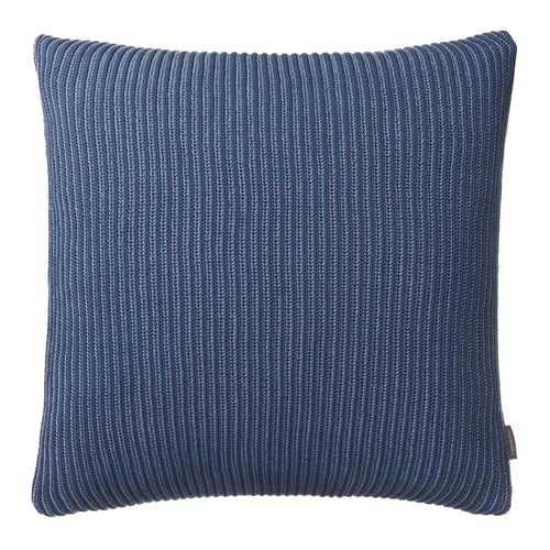 Azoia cushion cover, grey blue & light grey blue, 100% organic cotton