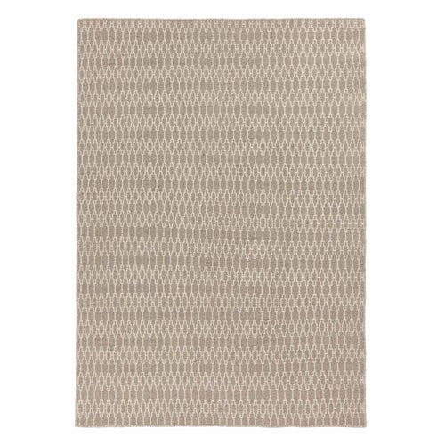 Badela rug, natural & ivory, 100% wool | URBANARA wool rugs