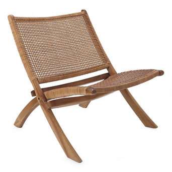 Bakaru Rattan Chair natural, 100% rattan & 100% teak wood