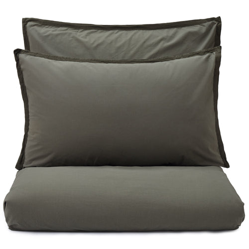 Balaia pillowcase, moss green, 100% combed cotton