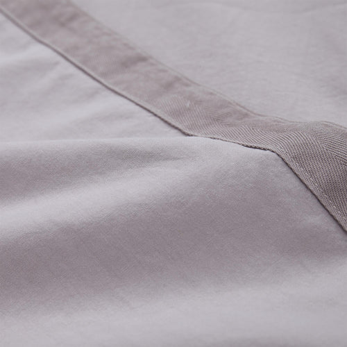 Balaia pillowcase, stone grey, 100% combed cotton |High quality homewares