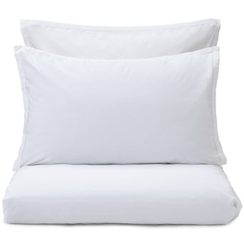 Balaia duvet cover, white, 100% combed cotton