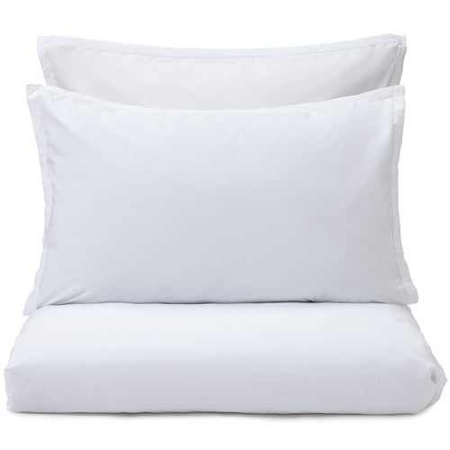 Balaia duvet cover, white, 100% combed cotton