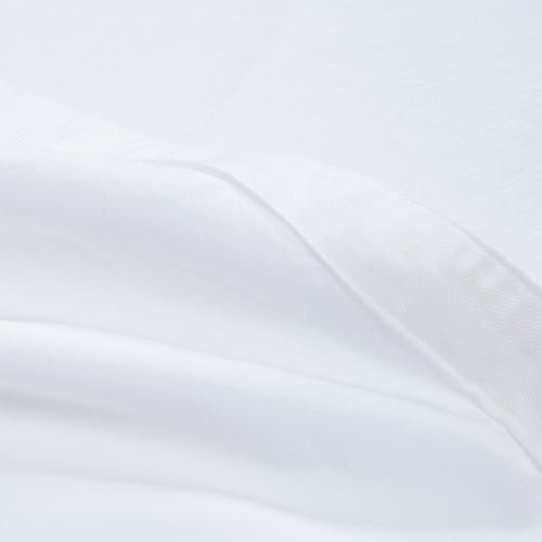 Balaia pillowcase, white, 100% combed cotton | URBANARA percale bedding