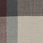 Bapeu cotton rug [Light grey/Teal/Bordeaux red]