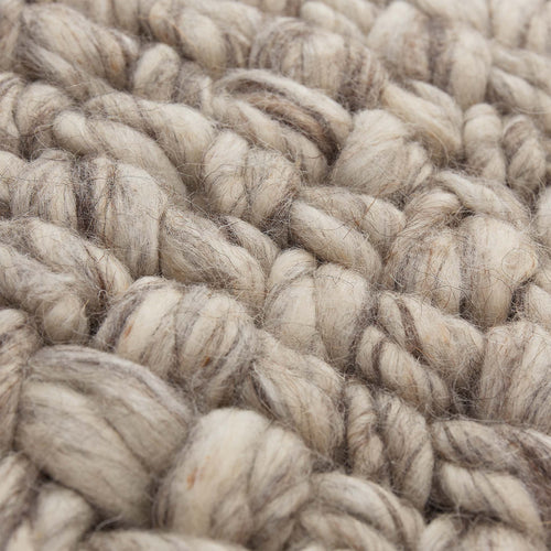 Bara Wool Rug [Light grey melange]