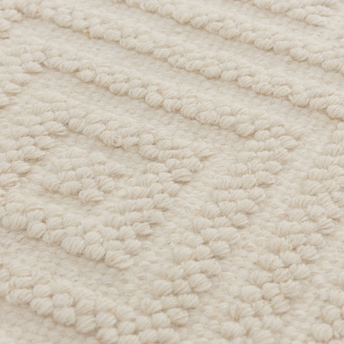 Barod Rug natural white, 100% wool | URBANARA wool rugs