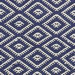 Barota doormat in ultramarine & white, 100% pet |Find the perfect outdoor accessories